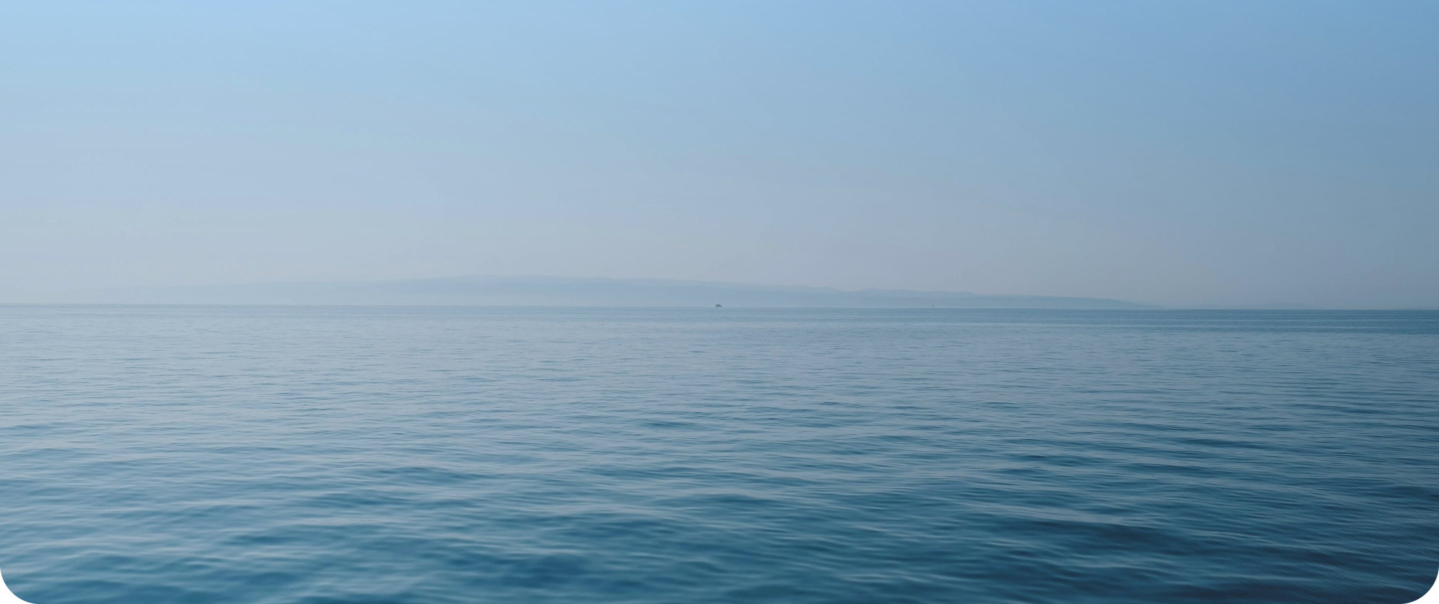 Calm ocean waters - peaceful wellness events